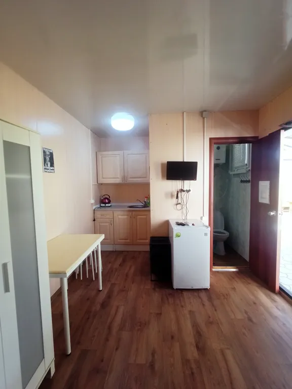 Однокомнатный домик с двухъярусной кроватью