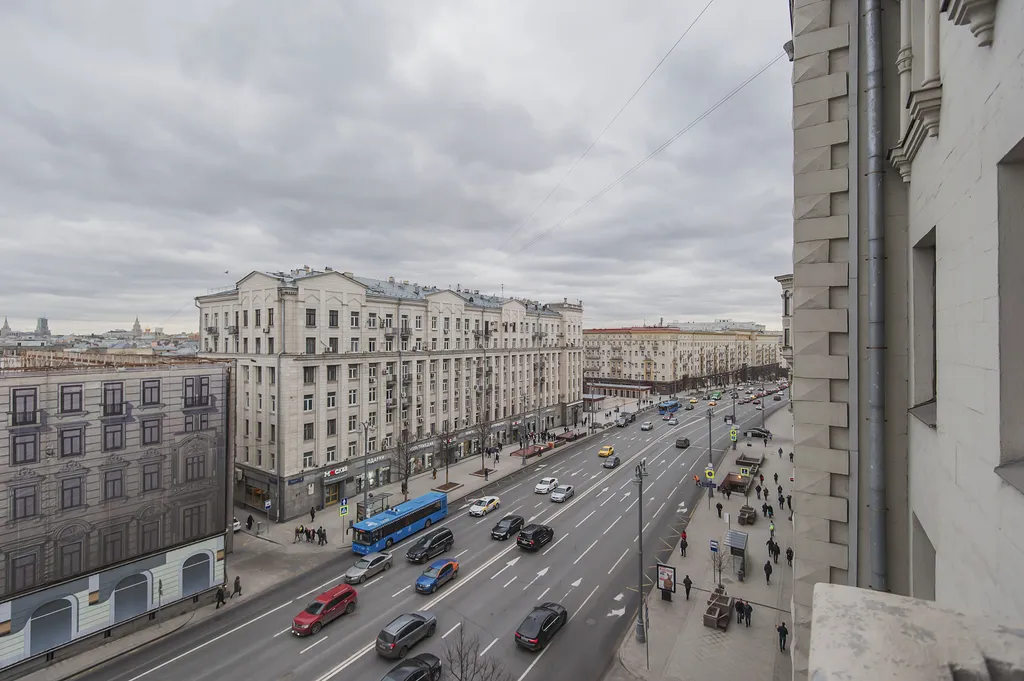 Квартира Квартира С балконом на Тверскую: Ваша смотровая площадка в центре Москвы — Москва