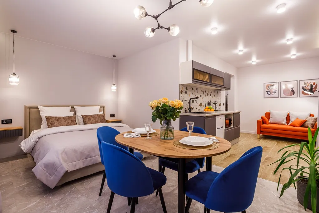 Квартира Просторная студия у Шуваловского парка — аренда посуточно в Парголово