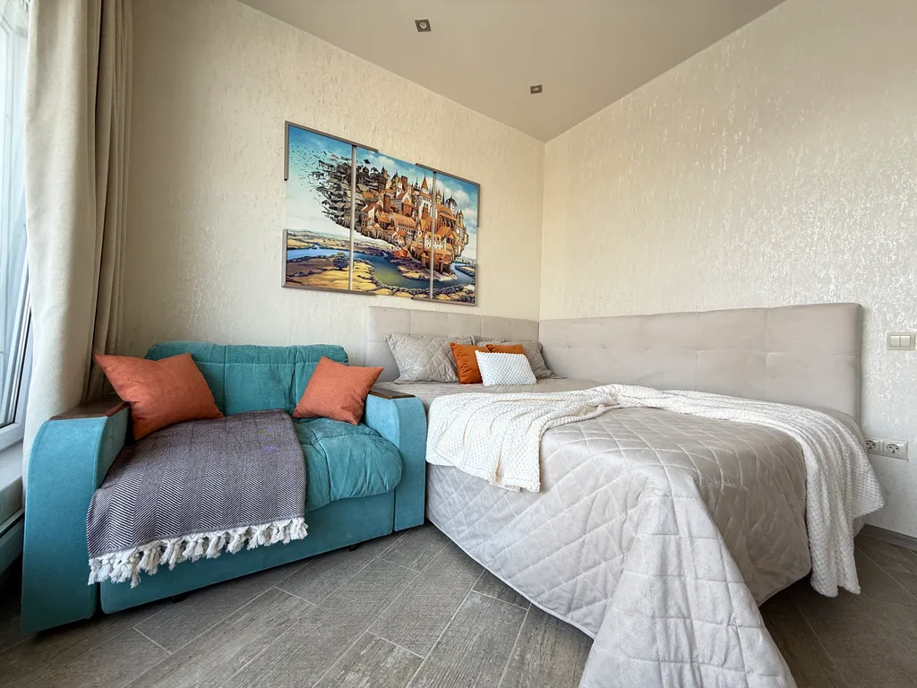 Квартира 1-комнатная квартира, пляж 10 минут, рядом Парк Победы — Севастополь