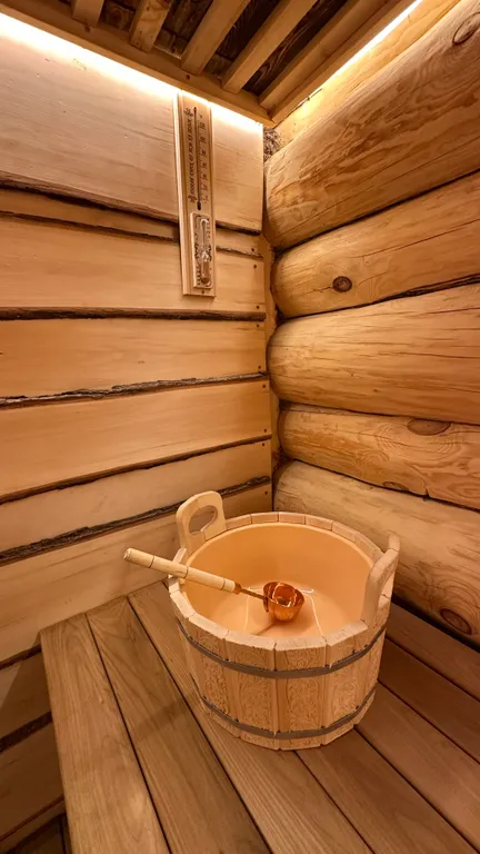 Гостевой дом с баней и чаном в Парковом