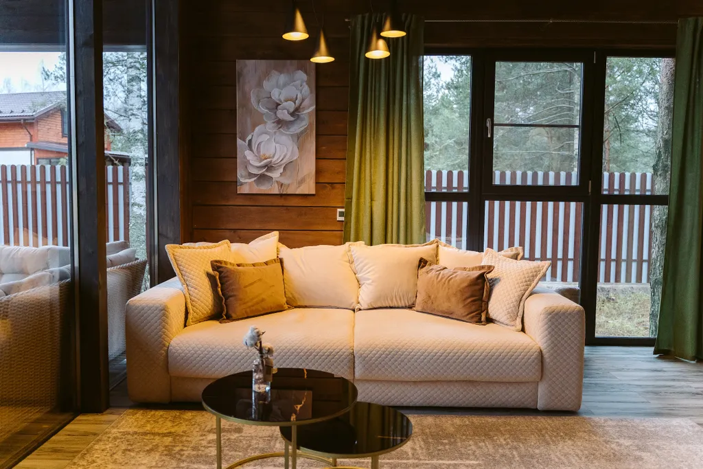 Коттедж Minos с камином