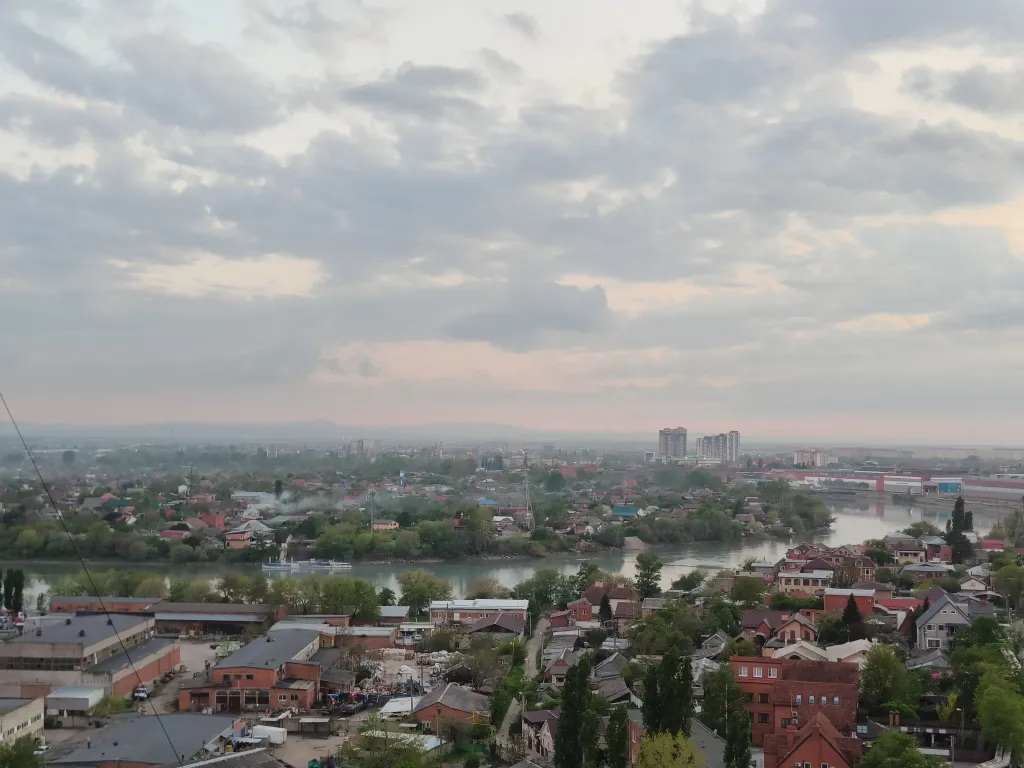 Квартира Уютная квартира с видом на город и реку Кубань в центре — Краснодар