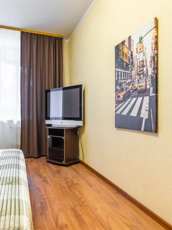 По домашнему уютная, чистая квартира