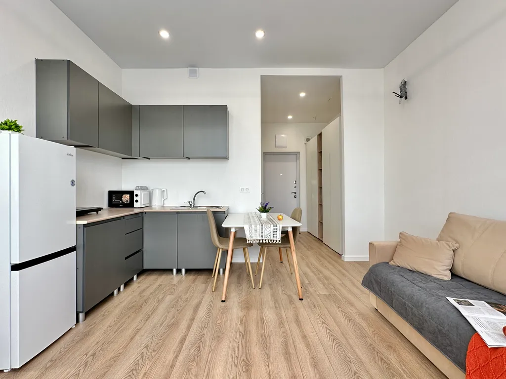 Студия с ремонтом