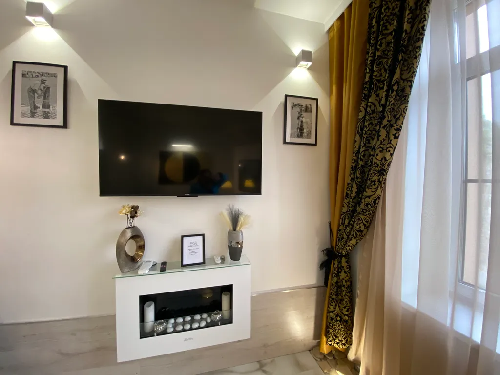 2-х комнатные апартаменты в современном стиле с камином