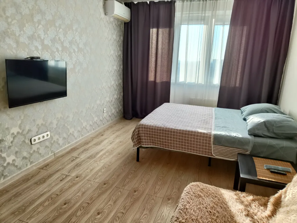 Квартира Уютная квартира с видом на город и реку Кубань в центре — Краснодар