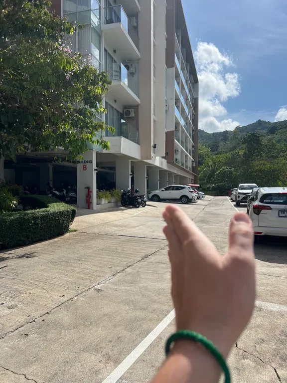 Карон. Студия с видом на горы в знаменитом Chic Condo, 4 этаж