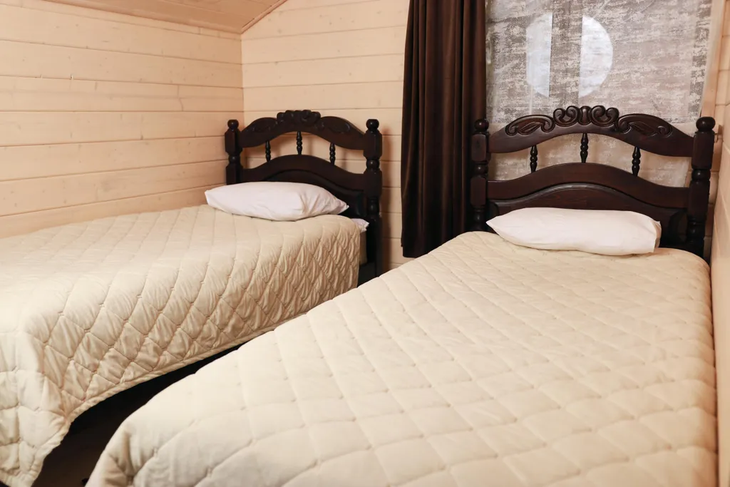 Шале с видом на горы и реку Moon House Arkhyz