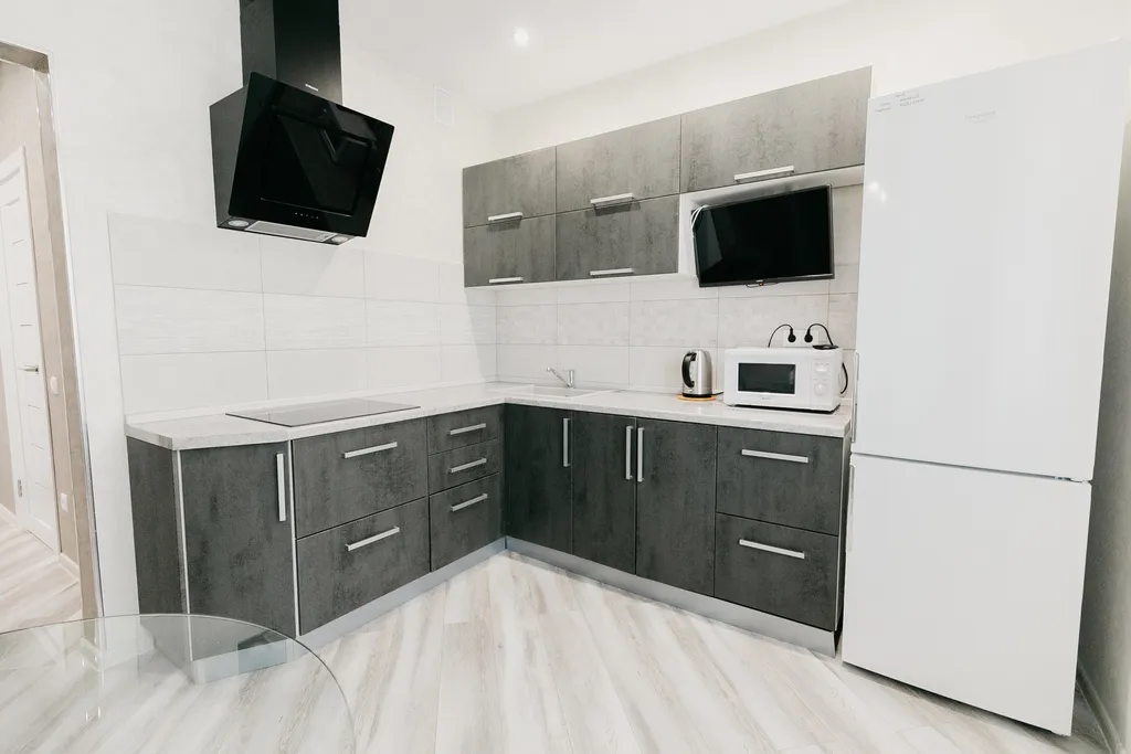 Дизайнерская однокомнатная квартира с камином