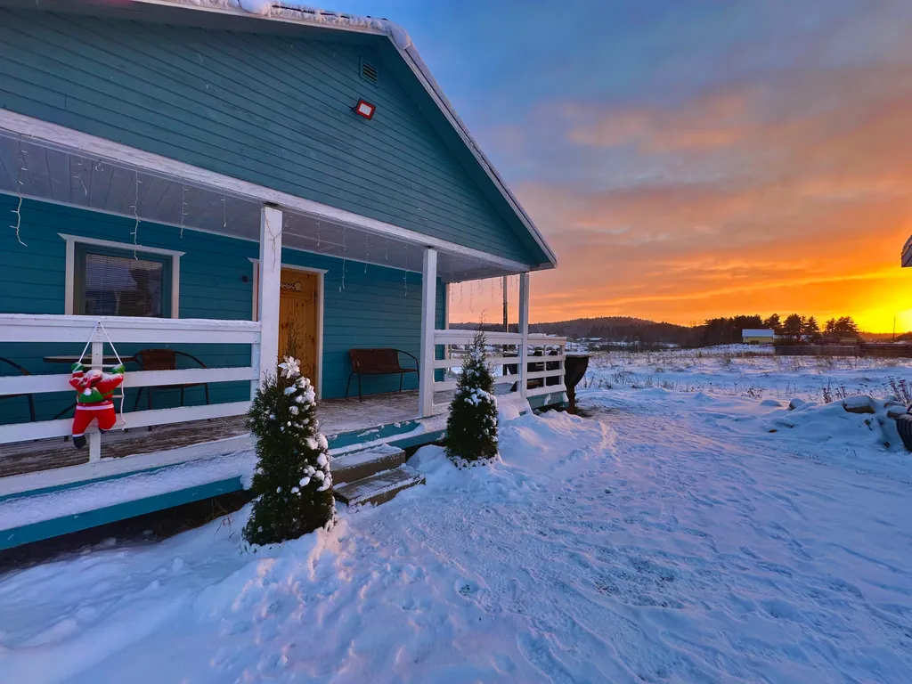 Дом с баней и банным чаном