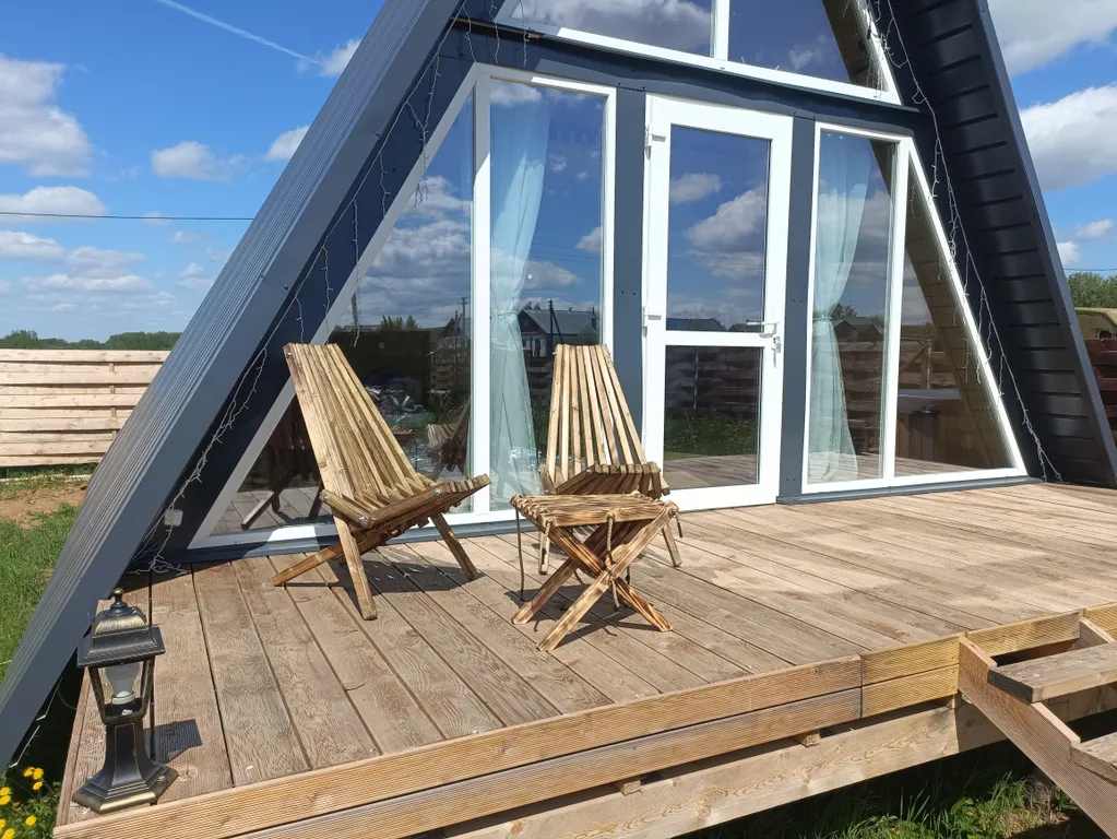 Домик а фрейм у Плеса