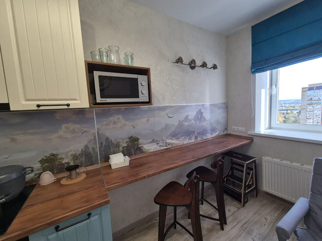 Уютная 1-комнатная квартира с видом на Каму