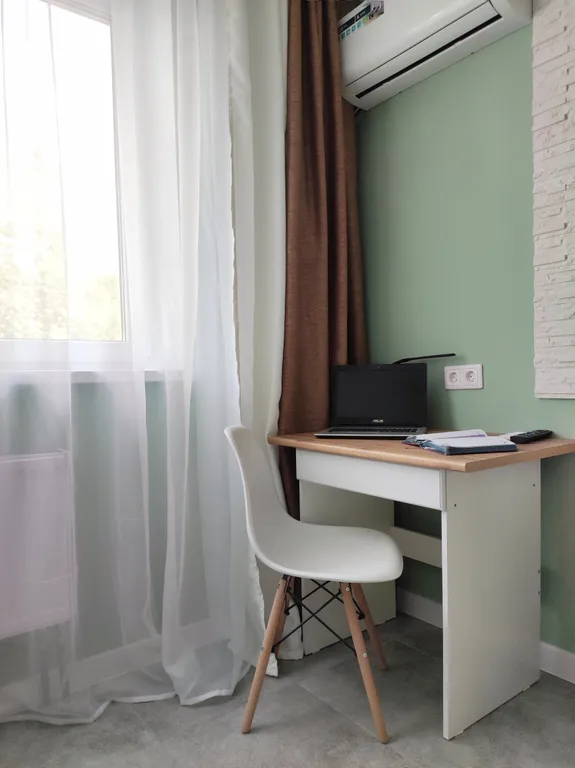 Стильная оливковая студия