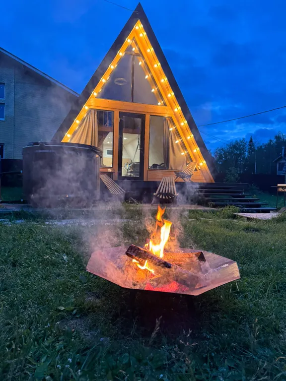 Коттедж Уютный дом афрейм рядом с лесом, близко от города — Марьино