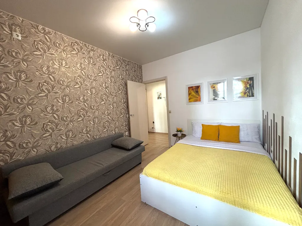 Евродвушка у аквапарка в прекрасном тихом районе (до 5 гостей)