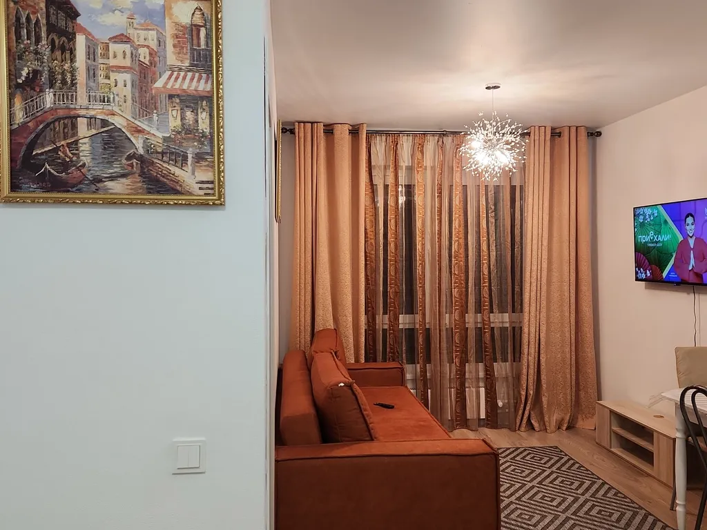 Квартира Квартира Уютная евродвушка рядом с лесопарком — Янино-1