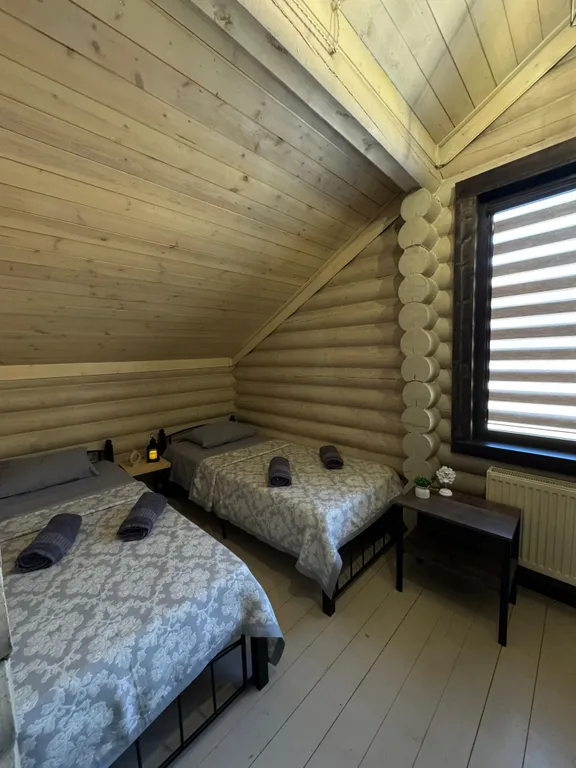 Дача из сруба в Барзикау рядом с Верхним Фиагдоном с бассейном