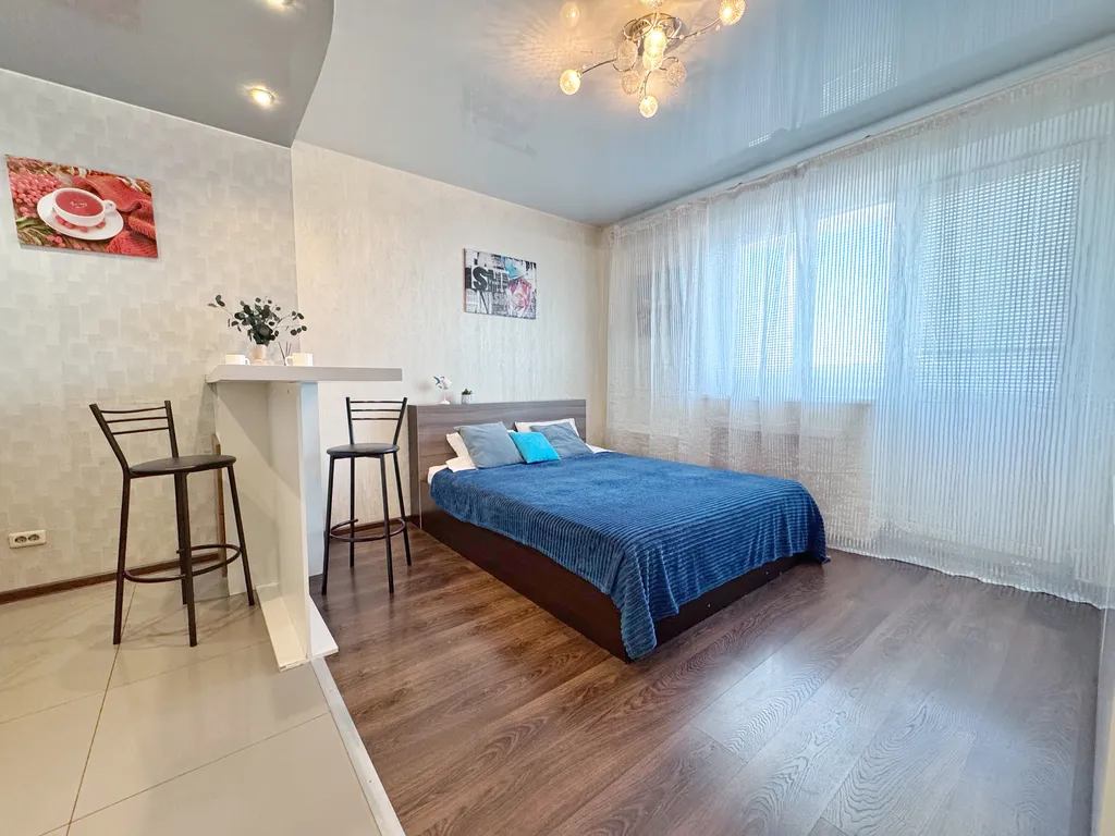 Стильная 1-комнатная квартира-студия в шаговой доступности от ЖД вокзала