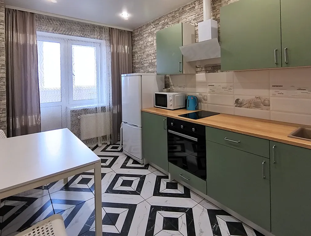 Уютная квартира с видом на город с высоты птичьего полета