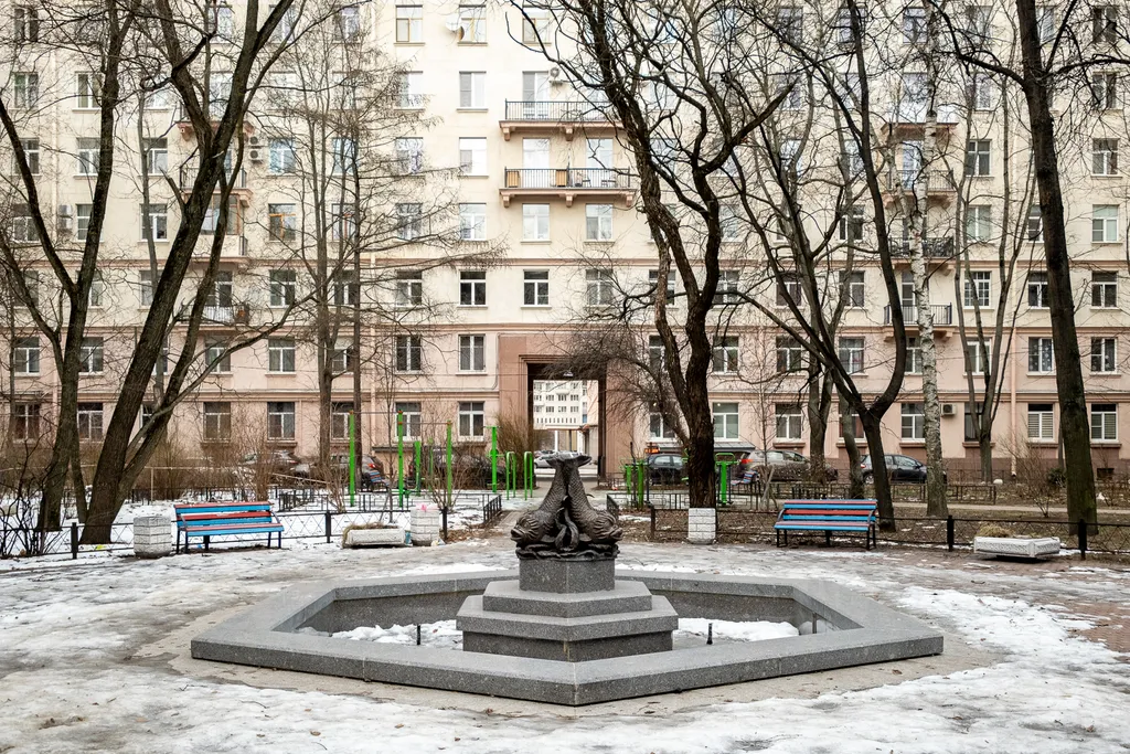 Просторная квартира у метро парк Победы