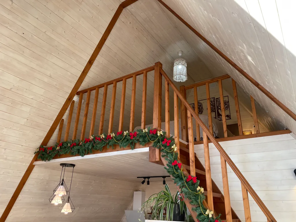 Квартира Квартира Дом A-Frame с панорамными окнами и видом на реку Сочи — Пластунка