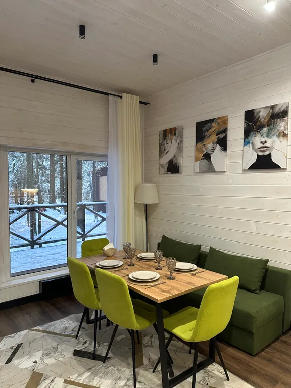 Уютный дом с баней в лесу