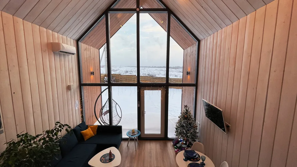 Панорамный домик Барн большой 2