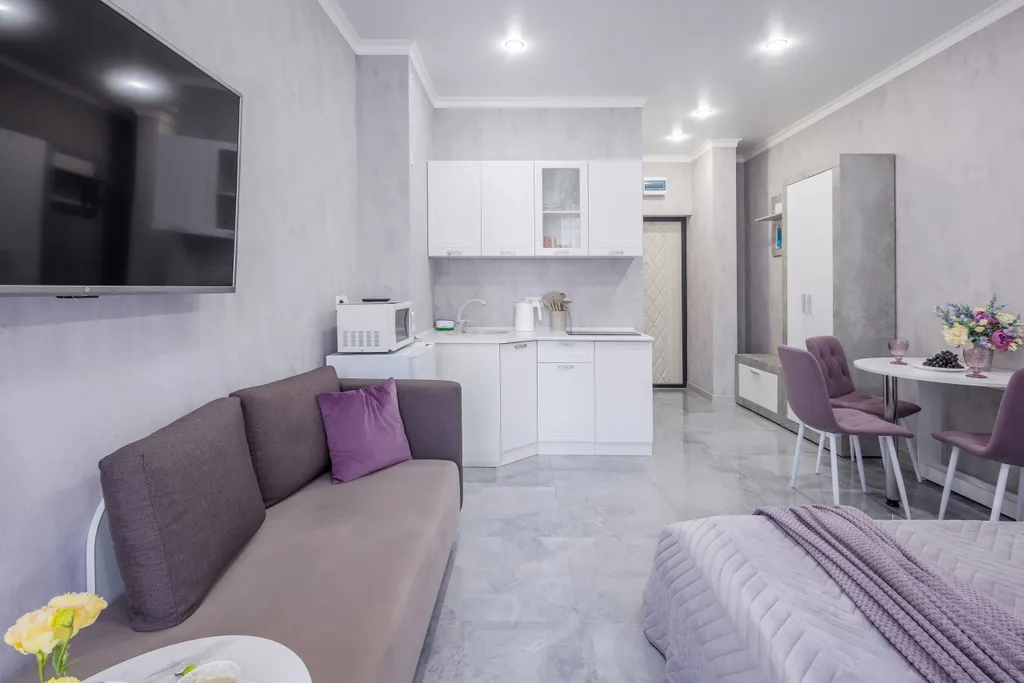 Студия в ЖК Касабланка с видом на море