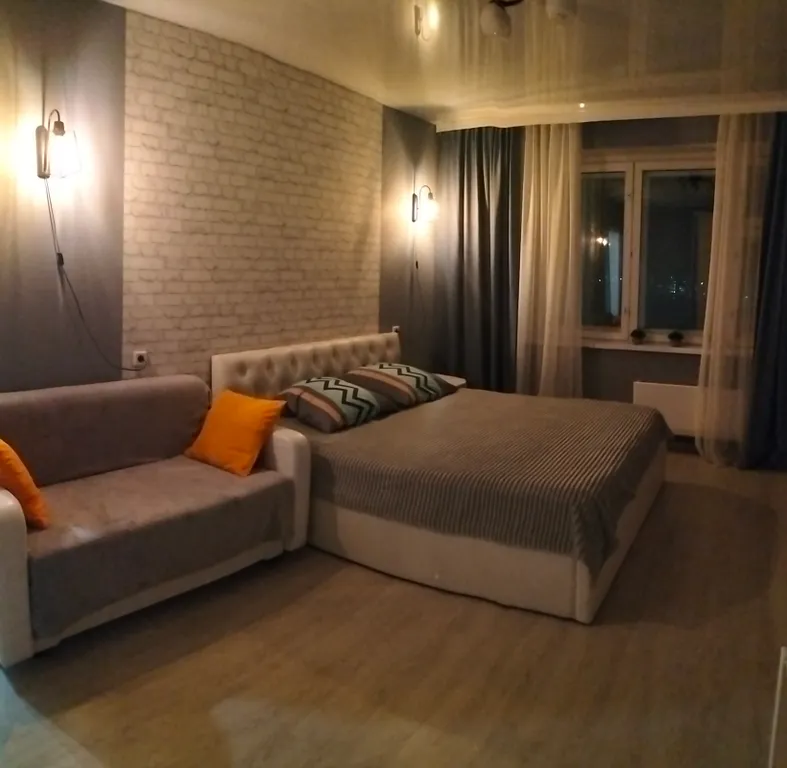 Уютная квартира с видом на берёзовую рощу