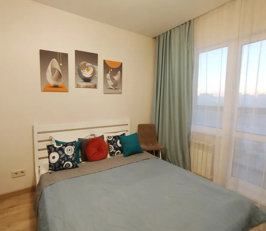 Уютная евродвушка с видом на Московскую площадь и реку Томь