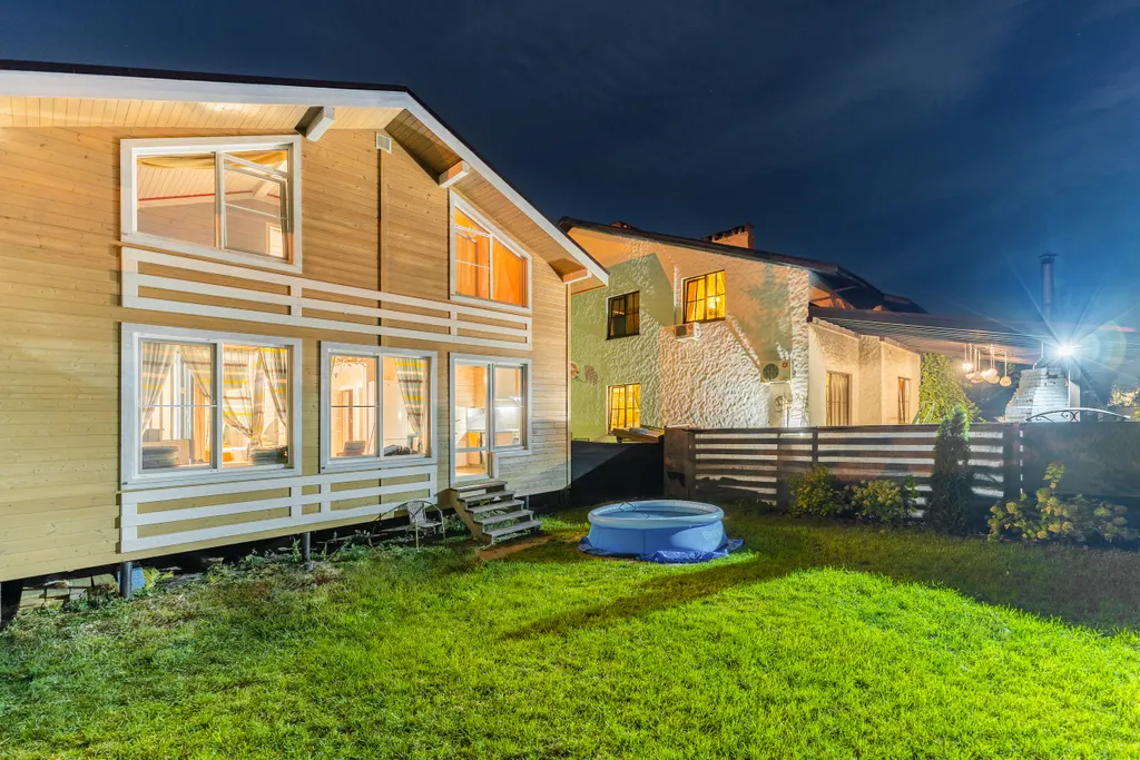 Деревянный Дом с бассейном и сауной в Москве