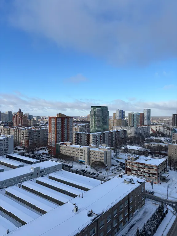 Квартира в новом ЖК Солнечный город с красивым видом на центр города