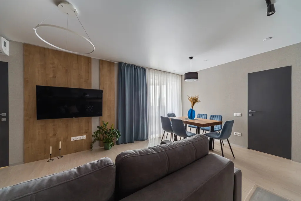 Просторная квартира с двумя спальнями в центре