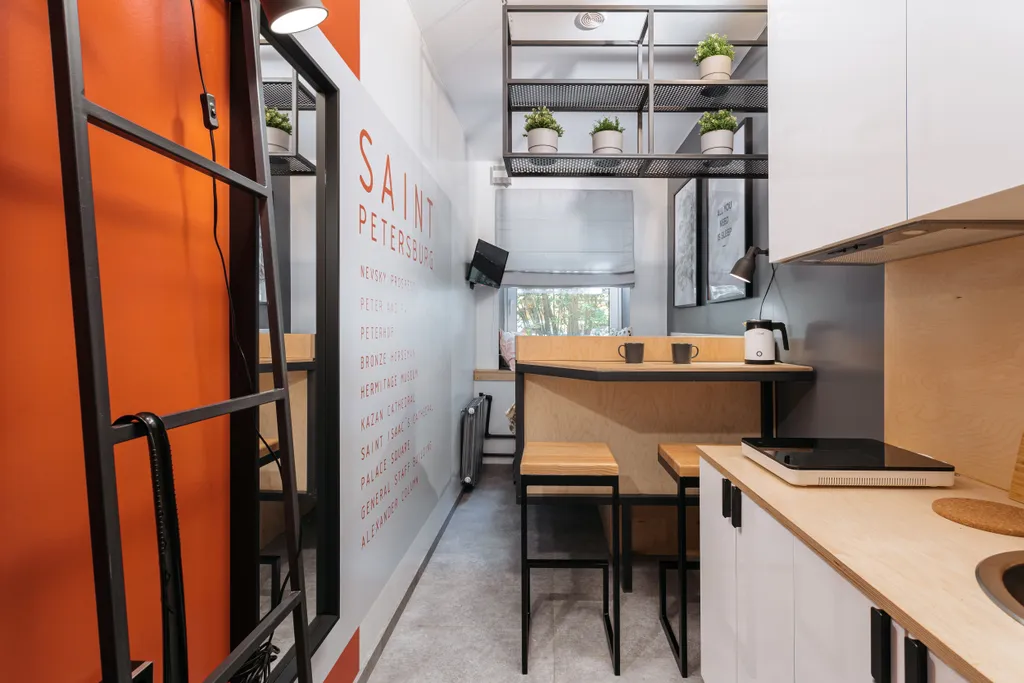 Квартира Квартира Смарт-студия у метро Садовая, Сенная, Спасская — Санкт-Петербург