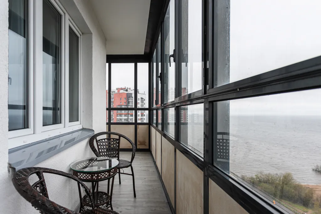 Апартамент с видом со всех окон на Финский залив