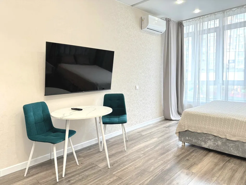 Студия с кондиционером в центре в новом ЖК на Большевистской