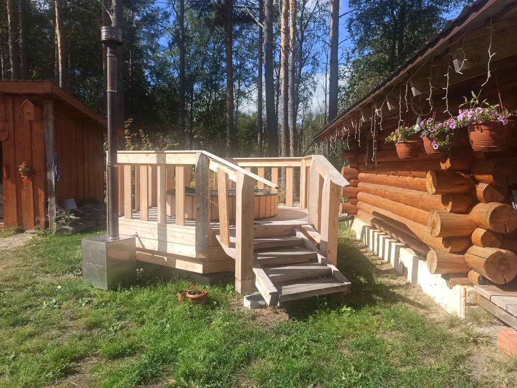 ЭМАНСИС Сямозеро, 1-я линия: дом у озера + баня и купель, рыбалка