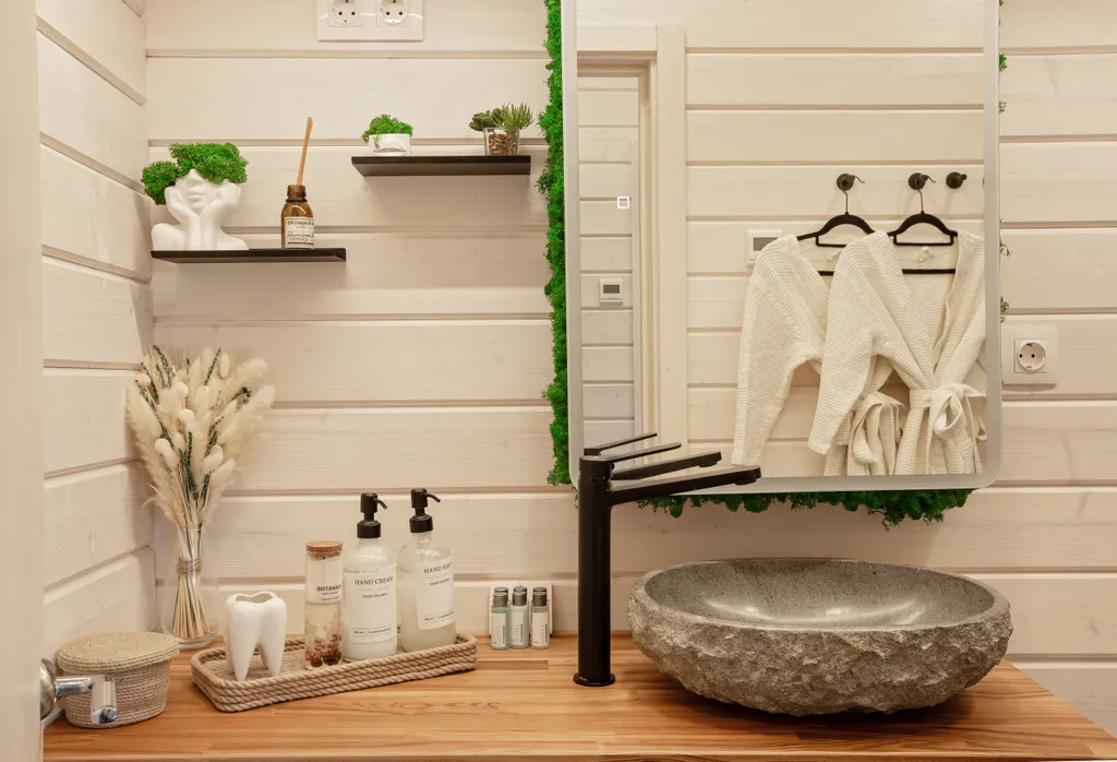 Уютный дом с панорамным видом на лес