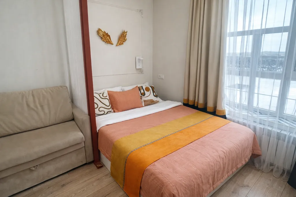 Уютная студия у станции метро в центре города