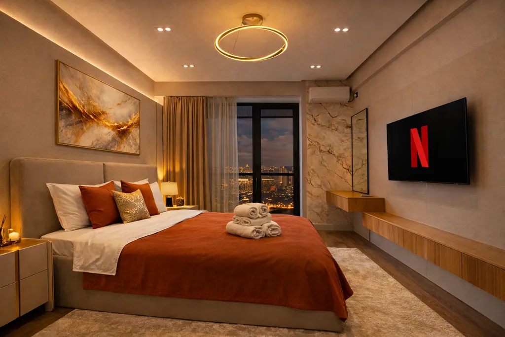 Просторная квартира в современном стиле