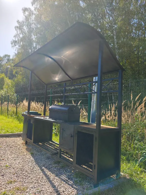 Дом в лесу с баней и чаном