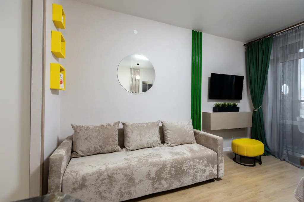 Уютная студия с дизайнерским ремонтом в новом ЖК класса комфорт плюс