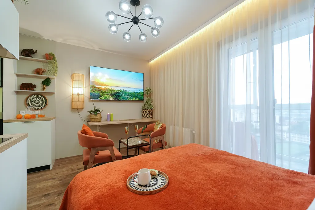 Квартира Квартира Tropic SPA Studio с джакузи XXL и тропическим душем в уютном центре — Минск