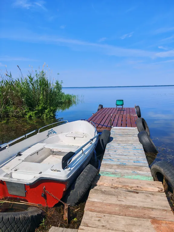 Домик-баня на озере Освейское
