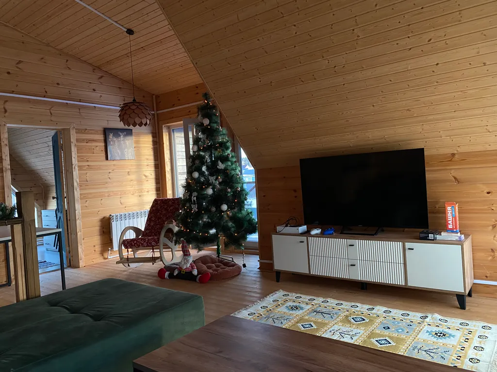 Уютный домик для семьи или компании друзей с банькой и xbox