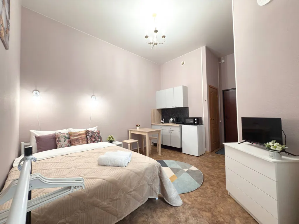 Квартира Квартира Бюджетная и уютная студия — Санкт-Петербург