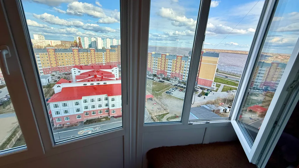 Однокомнатная квартира с видом на Обь