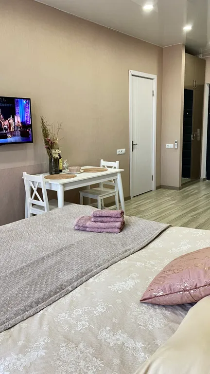 Уютная квартира-студия в центре города для наслаждения видом и комфортом