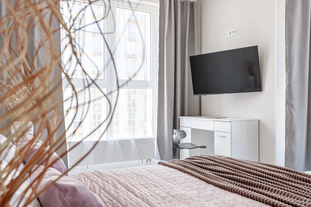 Квартира Красивая квартира с панорамными окнами и качелей — Краснодар